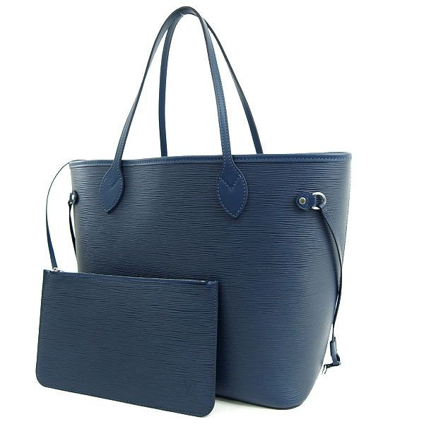 Real Louis Vuitton Epi Neverfull MM Bag M40953 Blue